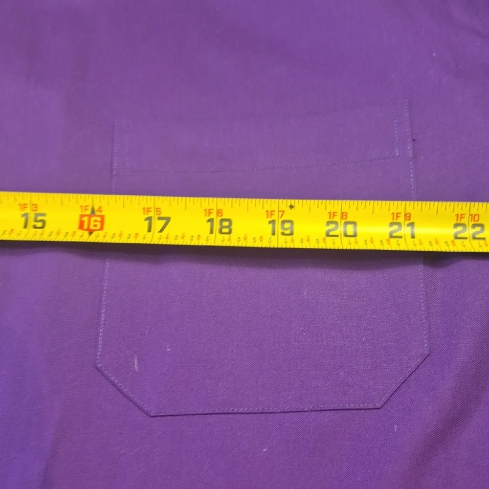 Paul Fredrick Rich Purple Dress Shirt - Picture 7 of 13